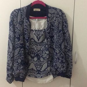 2 piece matching shirt & sweater / fits size M & S